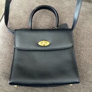 Vintage COACH saddle cross body/top handle bag